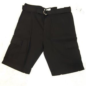 Blue Rock Men's Cotton Belted Cargo Shorts-34